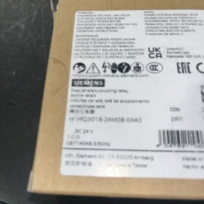 Siemens #3RQ3018-2AM08-0AA0, Same Day Fast Shipping, New, KP-607 - Image 2