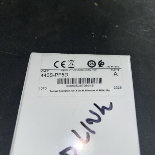 Allen Bradley Control, #440S-PF5D ,Same Day Fast Shipping New Open Box KP-815 - Image 2