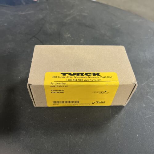 TURCK #4MB12-5P4-K-FK, Same Day Shipping, New Open Box, , KP-738