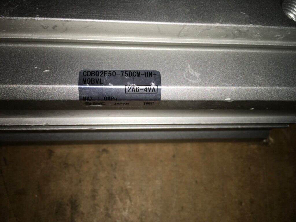 SMC CDBQ2F50-75DCM-HN-M9BVL, cylinder, NOS, LG-1011 - Image 2