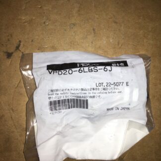 Pisco vacuum pad suction, VPD20-6LBS-6J, NOS, LG-1008