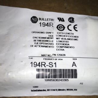 Allen Bradley 194R-S1, operating shaft, SER-A, extended length, NOS, LG-1000