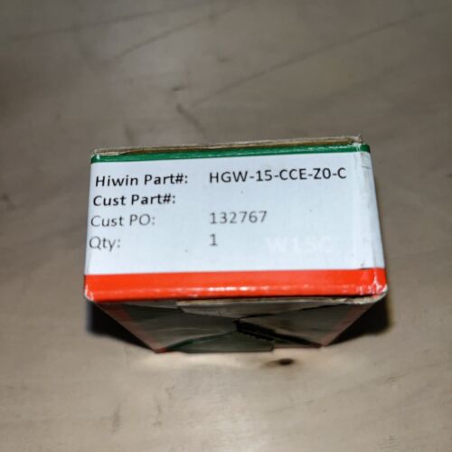 HIWIN Block, #W15C, #HGW-15-CCE-Z0-C, #LHFCW16, New Same Day Shipping KP-864 - Image 2