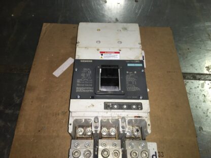 Siemens 800amp circuit breaker, NM 3N800, Frame-MG, Caja Base-MG, ADI-1383