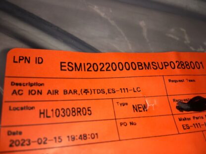 AC ION Air Bar, TDS, ES-111-LC, LG-1108 - Image 2