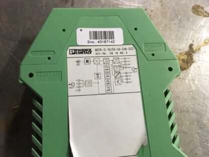 Phoenix contact relay, MCR-S-10/50-UI-SW-DCI, ADI-1365 - Image 2