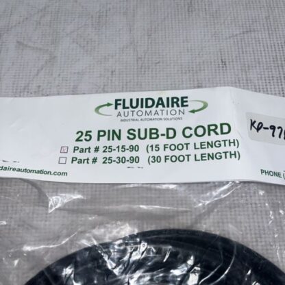 Fluidaire #25-15-90, New Open Box, Same Day Fast Shipping, KP-976 - Image 2