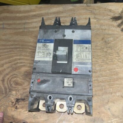 GE Spectra RMS Hi-Break Circuit breaker, #S0HA36AT0400, 400amp, 600vac, 3-pole