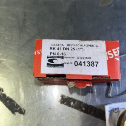 Gestra #RK 41 DN 25, #G1021500, #0413,Same Day Fast Free  Shipping, New Open Box - Image 2