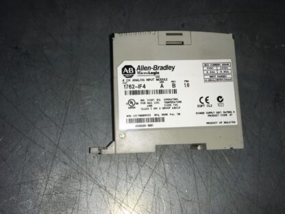 Allen Bradley MicroLogix 4 CH Analog Input Module, 1762-IF4, Ser-A, Rev-B, Frn 1 - Image 2