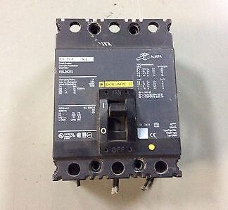 Square D 15amp circuit breaker, #FAL34015, 240~25, 480~18, DR-1388