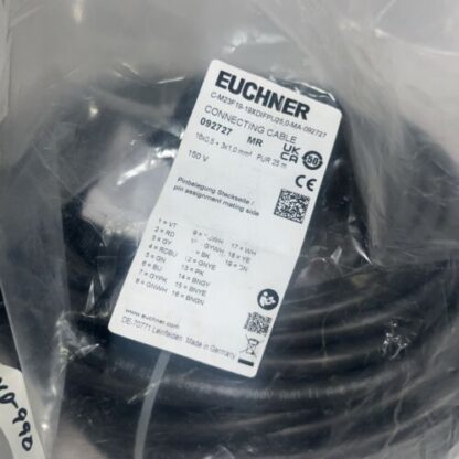 EUCHNER Cable, #C-M23F19-19XDIFPU25,0-MA-092727, Same Day Fast Shipping, KP-990 - Image 2