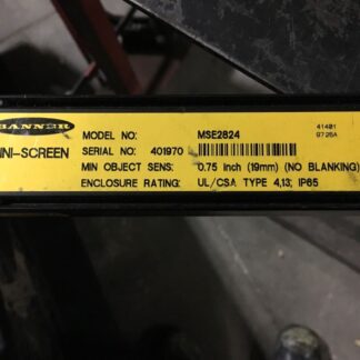 Banner Engineering Mini-Screen safety light curtains, MSE2824, ADI-327