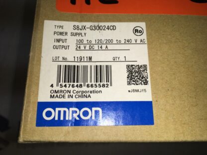 Omron power supply, S8JX-G30024CD, NIB, LG-2079
