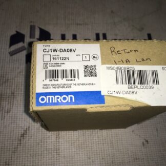 Omron PLC module, CJ1W-DA08V, NOS, LG-2081