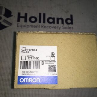 Omron programmable controller, SYSMAC, CJ2H-CPU64, NOS, LG-2108
