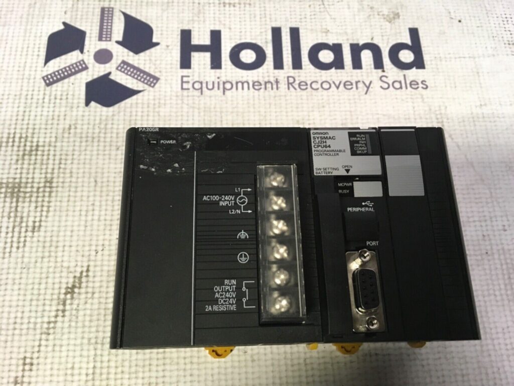 Omron programmable controller, SYSMAC, CJ2H, CPU64, CJ1W-PA205R, NOS, LG-2107