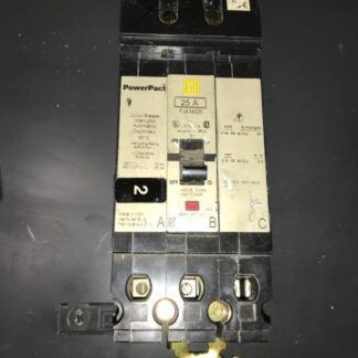 Square D Breaker, #FJA34025, 25AMP, FLO-63