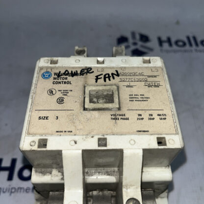 Westinghouse Starter, #A200M3CAC, #5277C13G02, Model -J, Size-3, , HEHI-2386 - Image 2