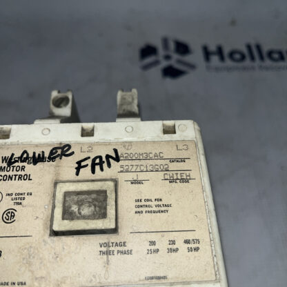 Westinghouse Starter, #A200M3CAC, #5277C13G02, Model -J, Size-3, , HEHI-2386 - Image 3