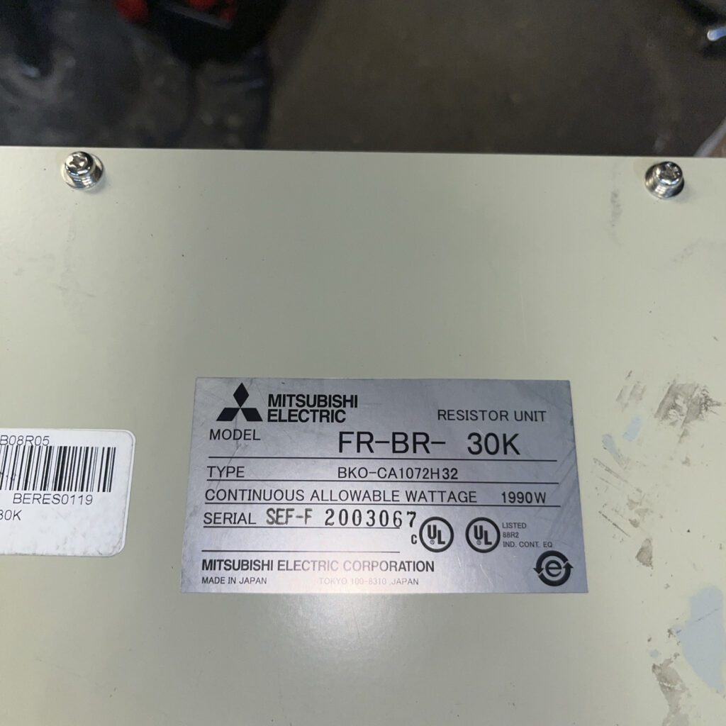 Mitsubishi Electric #FR-BR-30K, New Open Box , NOS, LG-2202 - Image 2
