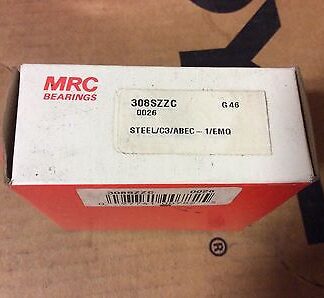 MRC Bearings #308SZZC, 30 day warranty, free shipping lower 48!