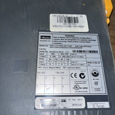 Parker #890CD-532100B0-000-1A00, New Open Box , LG-2646 - Image 7