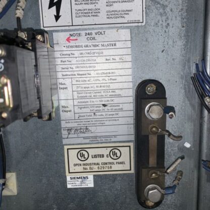 Siemens Drive #6RA7085-6FV62-0-Z, 460v, Freight Shipping - Image 4