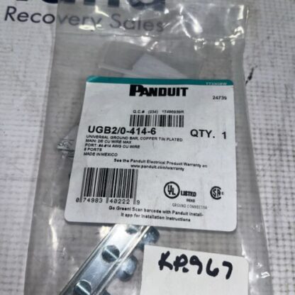 Panduit, #UGB2/0-414-6, New Open Box, KP-967 - Image 2