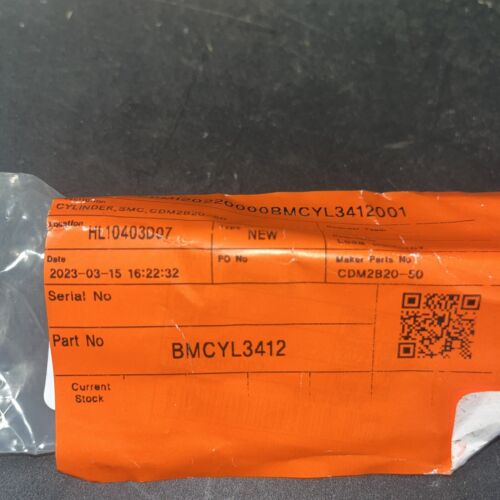 SMC Cylinder #CDM2B20-50, Same Day Shipping , New Open Box, LG-647 - Image 2