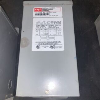 FEDERAL PACIFIC Transformer SB16N.500F .5kva 240/120v, Free Shipping To Lower 48