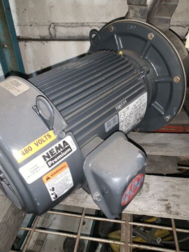 US Motor With Pump, #883666-00, #UJSP2DM, 5hp, FR-184JM, Freight Shipping