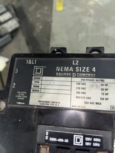 Square D Starter #SF01, Same Day Fast Free Shipping - Image 4