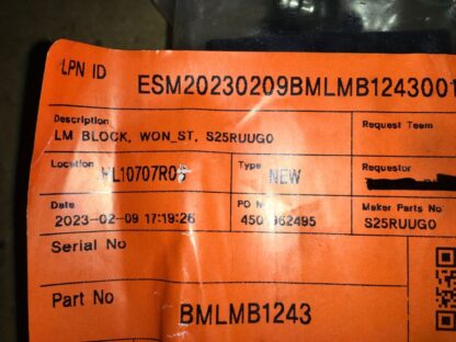 LM Block, WON-ST, S25RUUG0, NOS, LG-844 - Image 2