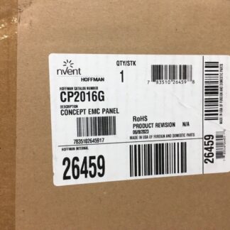 Hoffman concept EMC Panel, CP2016G, Hoffman Internal 26459, KP-917