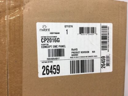 Hoffman concept EMC Panel, CP2016G, Hoffman Internal 26459, KP-917