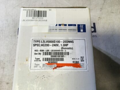 LS inverter, LSLV0008S100-2E0NNS, A-240V, 1.0HP, NOS, LG-2445 - Image 2