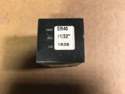 Techniks ER40 collet, 11/32”, NIB, ADI-1243