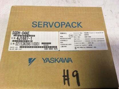 Yaskawa servopack, SGDH-04AE, NOS, LG-2535 - Image 2