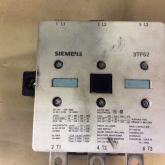 Siemens Sirius #3TF52, 110v coil, upto 150hp, free shipping,  30 day warranty