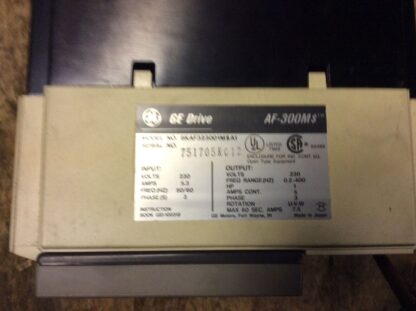 GE Drive, AF-300M$, #6KAF323001M$A1, 1hp, no cover, 30 day warranty, free ship - Image 3