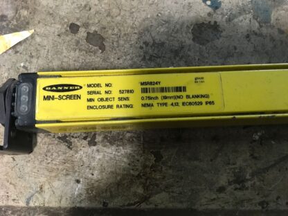 Banner Mini-Screen safety light curtain #MSR824Y, 0.75inch, JC-188 - Image 2