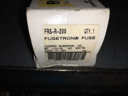 Bussman Fusetron dual element time delay FRS-R-200, , NOS, ADI-933