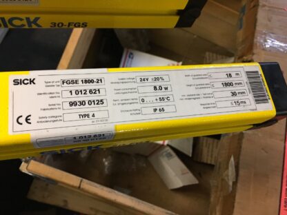2-SICK safety light curtains 30-FGS, FGSE 1800-21, FGSS 1800-21, 24v, warranty - Image 4