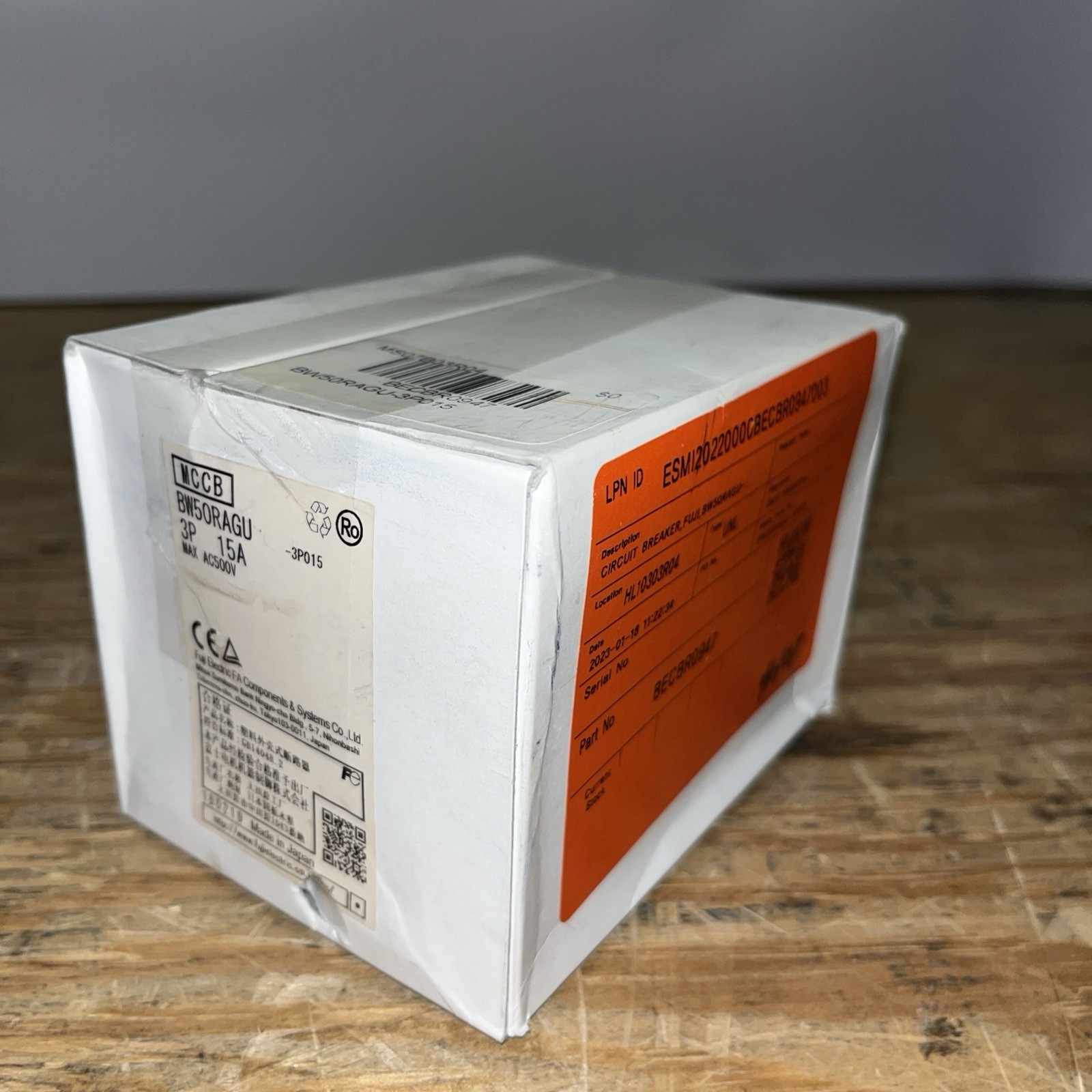 FUJI Breaker #BW50RAGU, New Open Box  , LG-2610 - Image 2