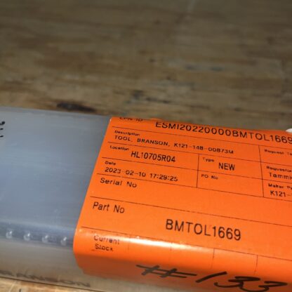 Branson  #K121-148-00873M, New Open Box  , LG-2615 - Image 3