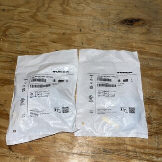 Lot Of 2-TURCK Cables, #BIM-UNT-AP6X-0.3-PSG3M, Open Box, KP-1085