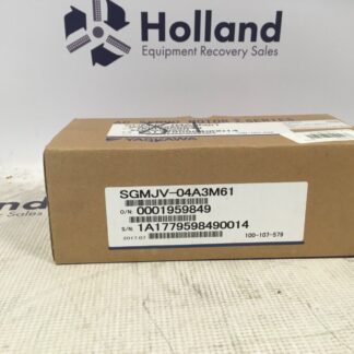 Yaskawa AC Servo motor, SGMJV-04A3M61, NOS, LG-2570