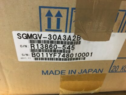 Yaskawa AC Servo motor, SGMGV-30A3A2B, NOS, LG-2581 - Image 3