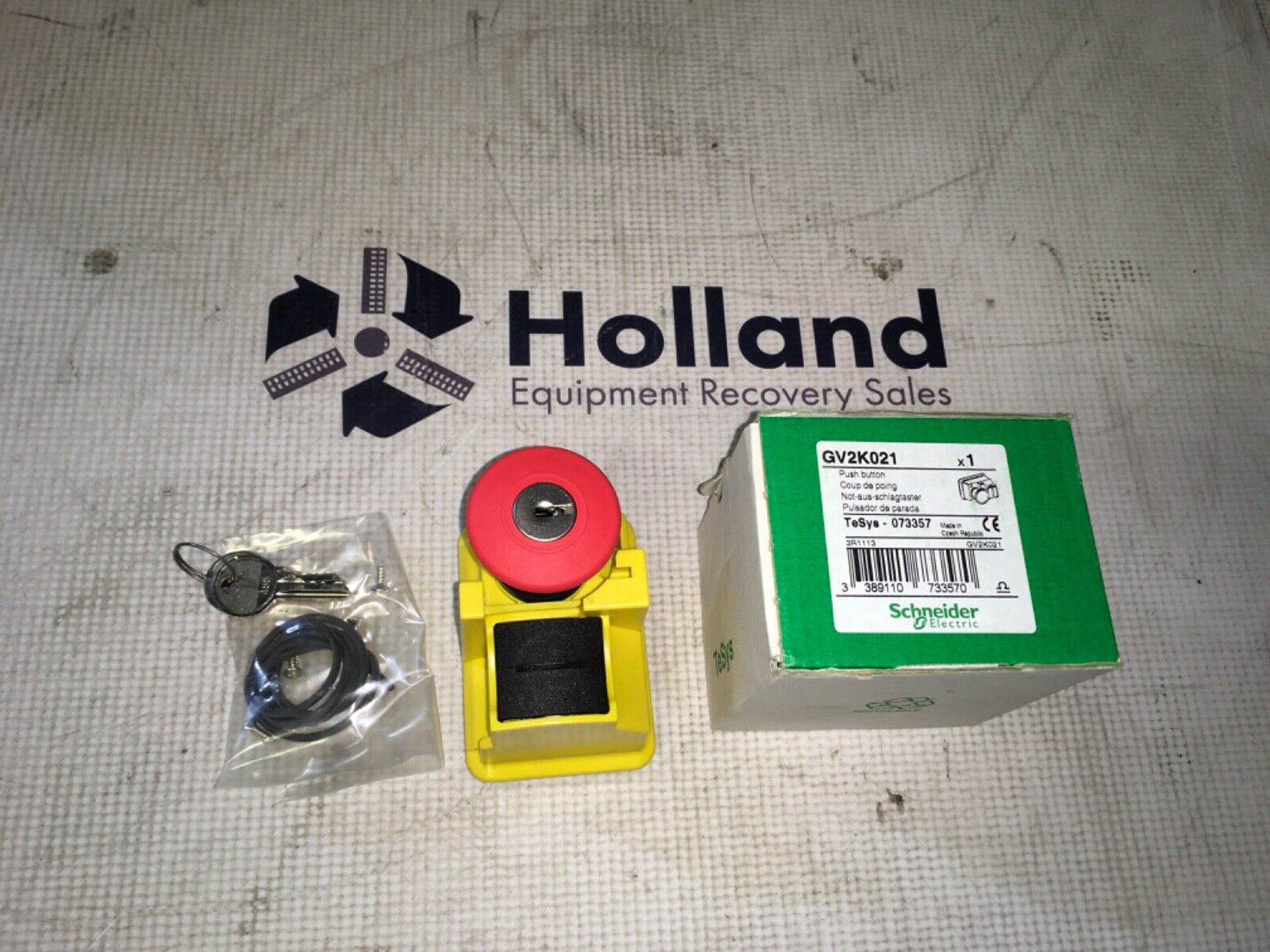 Schneider Electric Safety push bottom, GV2K021, TeSys-073357, NOS, LG-2582 - Image 2